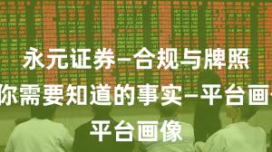 永元证券—合规与牌照—你需要知道的事实—平台画像
