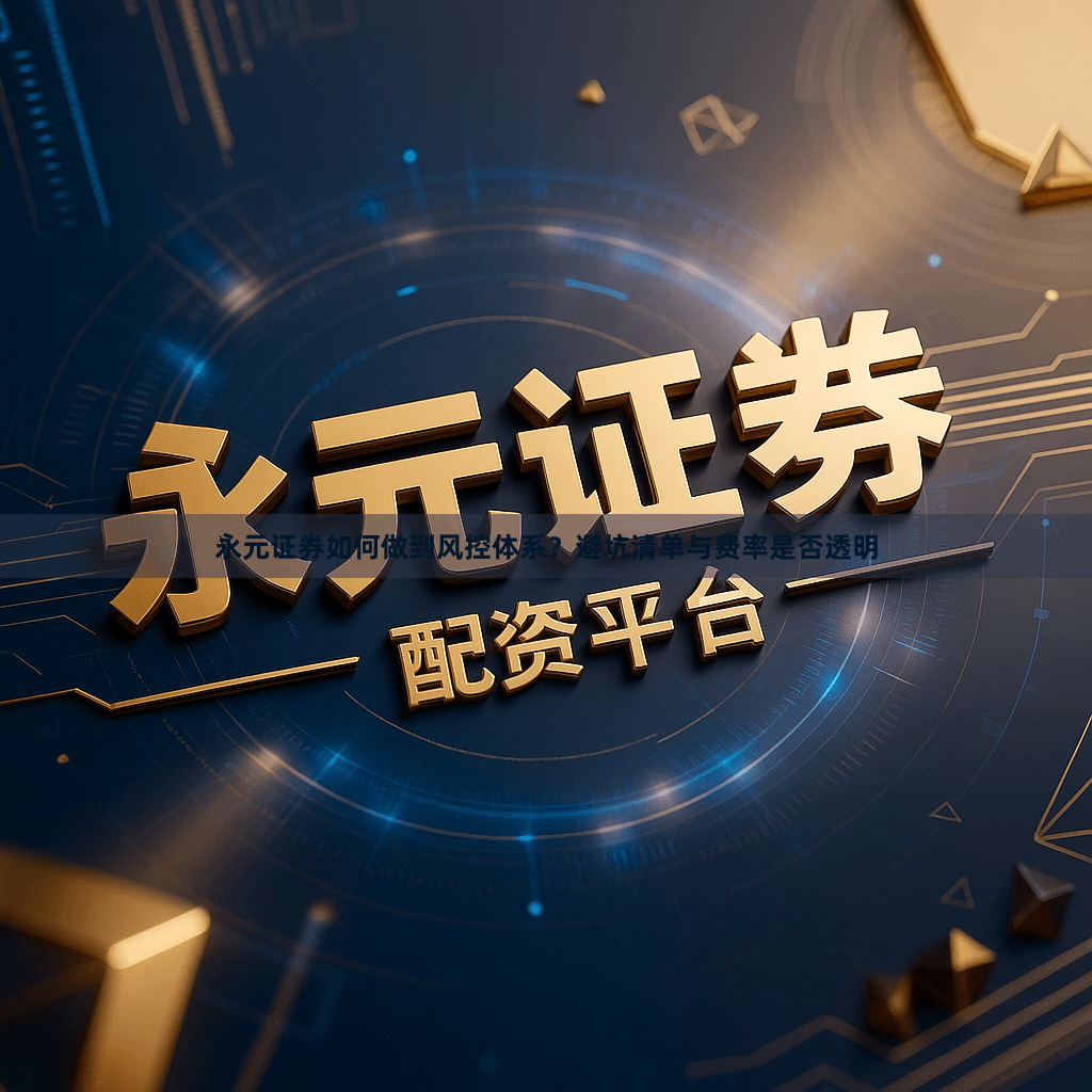 永元证券如何做到风控体系？避坑清单与费率是否透明