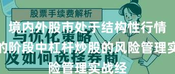境内外股市处于结构性行情阶段的阶段中杠杆炒股的风险管理实战经