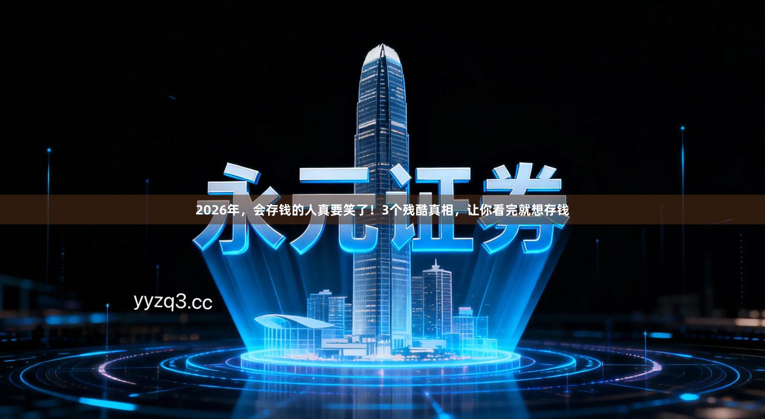 2026年，会存钱的人真要笑了！3个残酷真相，让你看完就想存钱